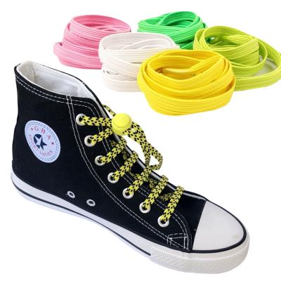 China Elastic Shoe Laces Top Selling Products Custom Design Tie Free Elastic Shoe Laces Lace With Lock for sale