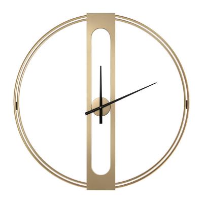 China Creative Hot Sale Creative Home Decorative Wall Clock Temperary Metal Handmade Wall Art Clock for sale