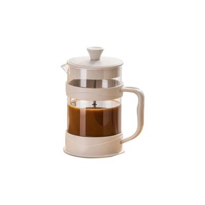 China WITH LID High Quality Plastic French Press Coffee Plunger Make Pot for sale