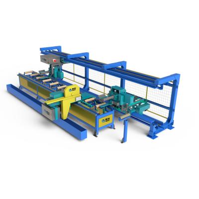 China Factory solid structure 6 inch double aluminum profile puller machine for 1450 T upsetting press line for sale