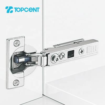 China Silent System Topcent Patented Furniture Kitchen Hidden Soft Close Closet Hinge for sale