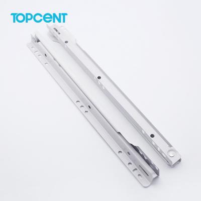 China TOPCENT Modern Furniture Drawer Slide Telescopic Drawer Slide Rail Channel Roller Runners for sale