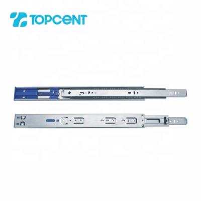 China Hot Selling Topcent Cabinet Drawer Furniture Ball Bearing Telescopic Soft Narrow Channel for sale