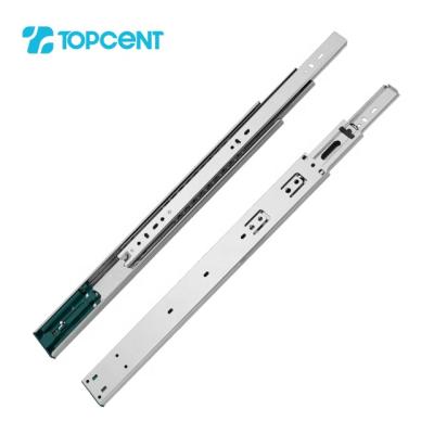 China Modern Topcent Touch Open Cabinet Drawer Slide Without Push Handle for sale