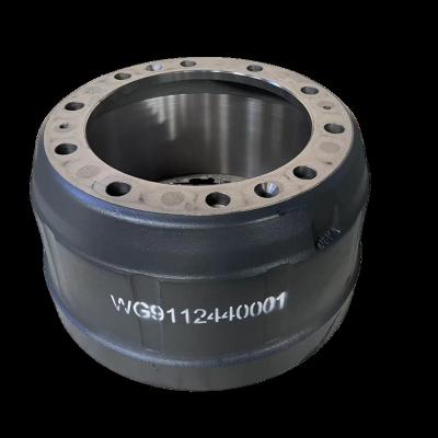 China Truck Brake System Parts Factory Supply Sinotruck Howo Spare Parts Brake Drum Wg9112440001 for sale