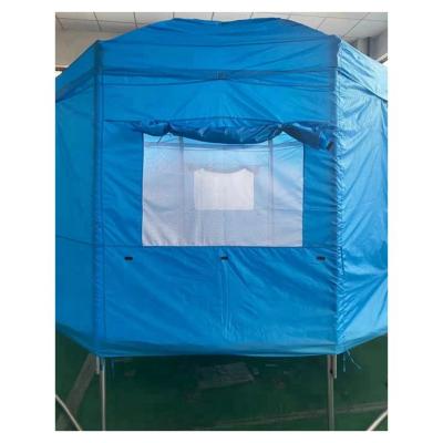 China Blue Durable 190T Polyester Material Custom Trampolines Kids Tents For Sale for sale