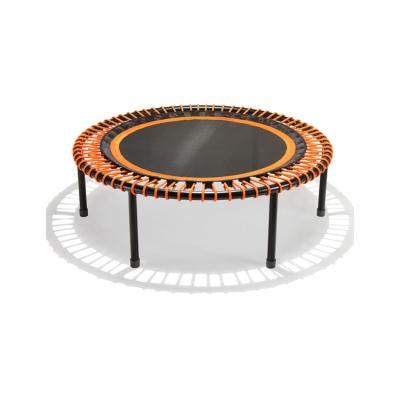 China Without Higher 114cm Diameter Mini Fitness Indoor Trampoline For Children Jumping Net Protector for sale