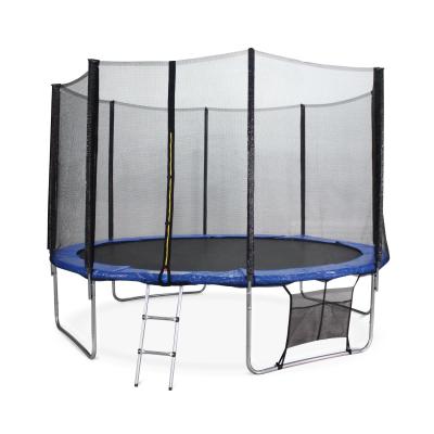 China With 12ft China Supply Protective Net Park Business Commercial Trampoline With Safety Outside The Net for sale