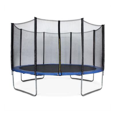 China With Protective Net Children Round Diameter 397cm Wholesale Park Happy Play Outdoor Trampoline for sale