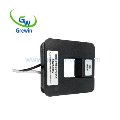 China Double-screw Fastener Grewin AC 30a Sensor Slot Core Safe High Quality Non-invasive Current Transformer for sale