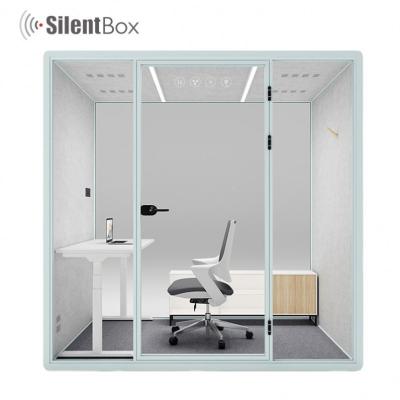 China Modular Movable Portable Silence Booth Office Private Work Pod Soundproof Pod for sale