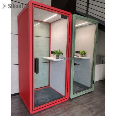 China Modular Office Meeting Pod Portable Office Private Acoustic Soundproof Booth On Sale for sale