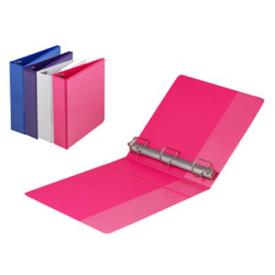 China Colorful Waterproof And Cheap Letter Size Conference Folder, D Clip Vinyl Binder, PVC 2 3 4 Ring Binder for sale