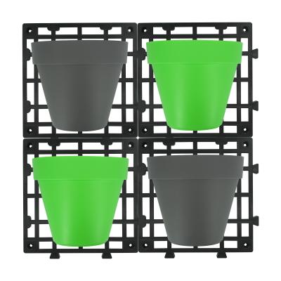 China Pot can be taken out and cleaned easily Exceptional manufacturing techniques sectional wall planters vertical wall planter for sale