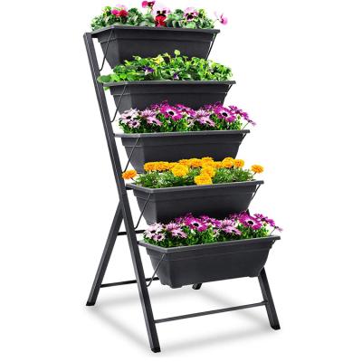 China Free Standing Special Widely Used Vegetable Planter Box Design Vertical Planter Pot for sale