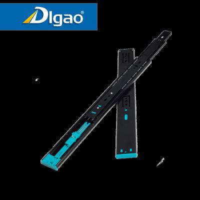 China Modern Soft Narrow Drawer Slides Digao Concealed Drawer Slide Rail Bearing for sale