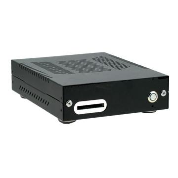 China Aluminum Fanless Mini ITX Case Compact Flash Socket, Industrial Computer Chassis Case for sale