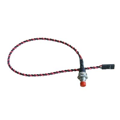 China Red System Reset Button with 2-pin 2.54mm pitch connector (2.0mm pictch optinal)  for sale