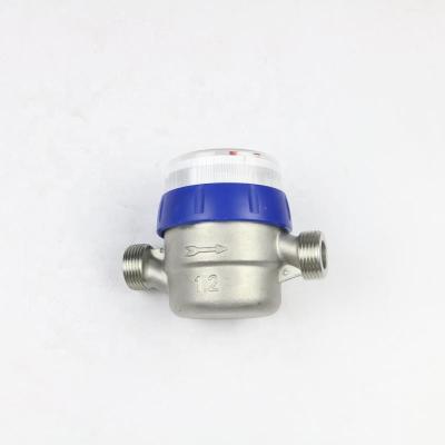 China High Cost Effective Junrui DN15mm Factory Price Domestic Stainless Steel Water Pipeline Water Meter for sale