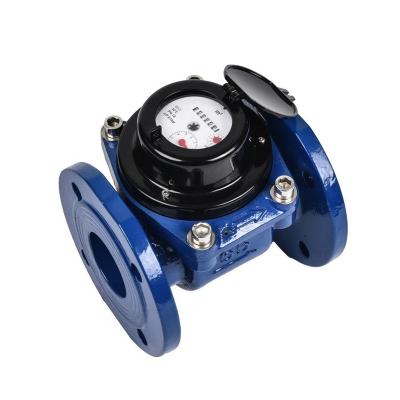 China Pipeline Water DN50mm Cast Iron R80 R100 Woltmann Water Meter Flow Meter for sale