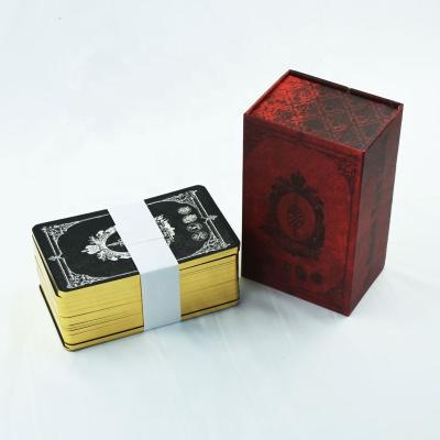 China 2020 Gold Edge Custom Paper Game Cards For People Festival Readings for sale