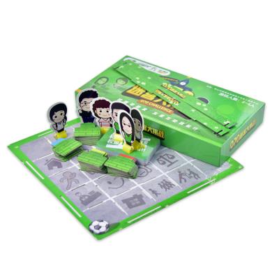 China Custom Family Paper Game Running Board Game Amusement Full Color Board Game Set Manufacturer for sale