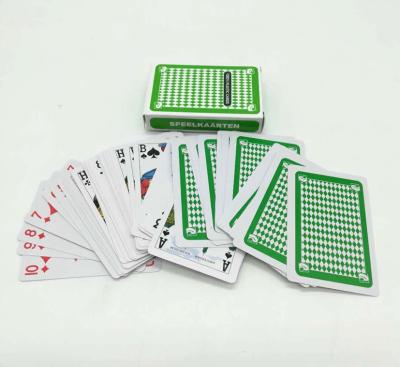 China Eco-friendly Custom Plastic Waterproof Double Printing Ink Cards Deck Playing Card PVC Poker Playing Card Double for sale