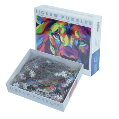 China DIY TOY Animal Jigsaw Puzzle Box 500 Pieces Manufacturer Customized for sale