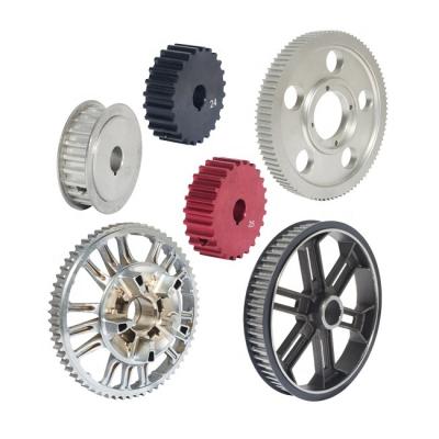 China Large synchro pulley wheels of synchro pulley and machinery parts transmission for motorcycle for sale