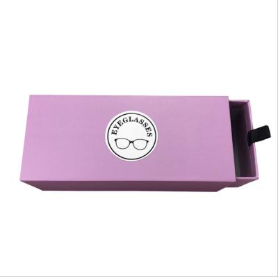 China Glass Rectangle Box Handmade Logo Printing Paper Cardboard Drawer Customized Case for sale