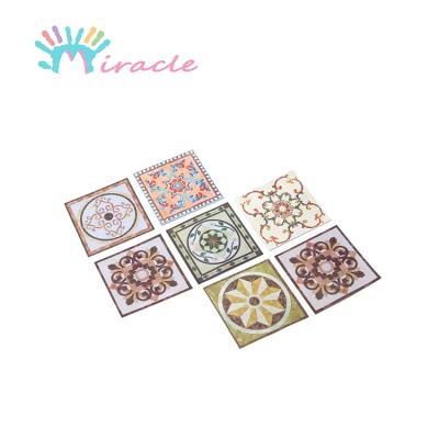 China Removable Waterproof+Eco-friendly Colorful Sticker For Kitchen PVC Tile Sticker Home Decoration Tile Sticker for sale