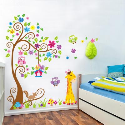 China Hot Sale Waterproof+Eco-friendly Family Tree Decal Wall Sticker For Kids Room Wall Sticker Tree for sale