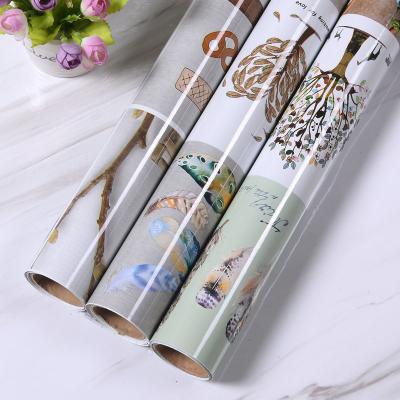 China Waterproof+Eco-friendly MY077 Flower Wall Sticker Kitchen Removable Oil-proof Wall Decals Home Decor Wall Sticker for sale