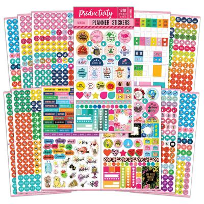 China Safe 2020 Pink Girl Planner Stickers Lovely Use for Notebook and Calendar for sale