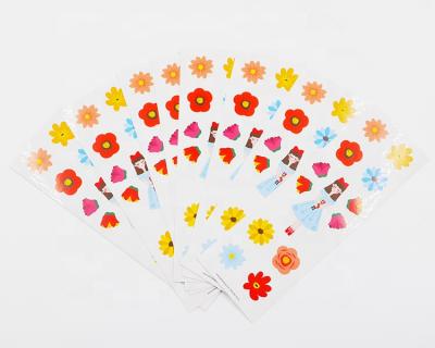 China Waterproof+Eco-friendly MY178 Customized Cartoon Flower Sticker Sheet Paper Craft Supplies for sale