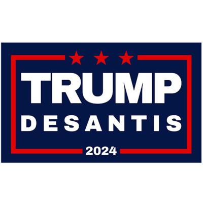 China Waterproof+Eco-friendly Trump Won Sticker Trump 2024 Blue Decal Bumper Sticker for sale