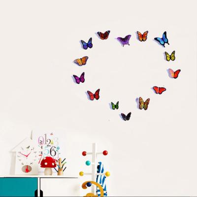 China MY232 Butterfly Home Removable Decorations Art Decor Wall Stickers Lovely 3D Safe DIY Wall Decals For TV Background Room for sale