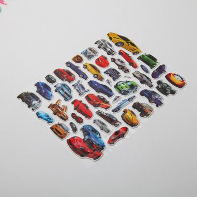 China MY139 3D Kids Cars and Trucks Stickers Waterproof Puffy Stickers for Boy Girl Birthday Gift Scrapbooking Teachers for sale