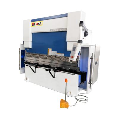 China Factory WC67K NC semi automatic brake press brake machine with hand safety 80T 100 ton for sale