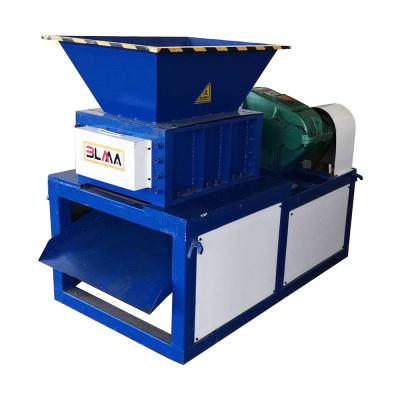 China E-Waste Plant 100hp Wood Chipper Film Cable Small Plastic Single Shaft Shredder Machine for sale