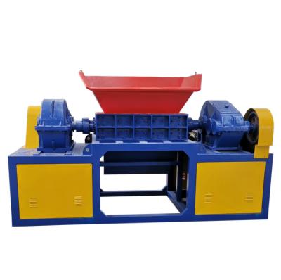 China Factory Styrofoam Bale Mattress Two Axle Rubber Scrap Bottle Tire Plastic Tire Shredder Machine Price for sale