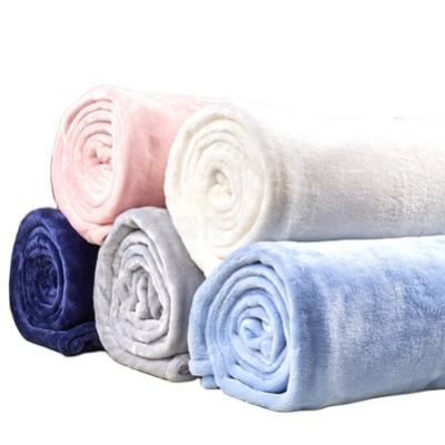 China Wholesale Winter Baby Blankets Folded Blanket Throw Blanket Warm Fleece for sale