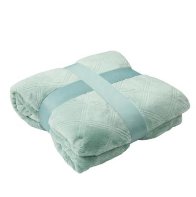 China High Quality Travel Blanket Super Soft Anti-pilling Throw Blanket for sale