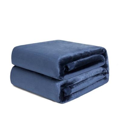 China Anti-pilling Chunky Knit Throw Blanket Soft Fleece Travel Winter Blanket For Home for sale