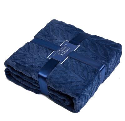 China Wholesale Anti-pilling Knit Blanket Refined Soft Dyed Cut Out Flannel Blanket And Worm Throw Blanket For Home for sale