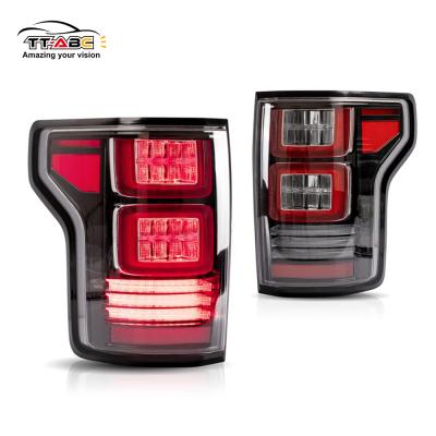 China shockproof & Waterproof Factory Price TT-ABC Full LED Raptor Smoked With Sequential Indicator Tail Light For Ford F150 2015-2020 Tail Lamp for sale