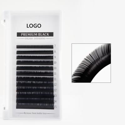 China Long Beauty Salon Natural Matte Lash Hand Made Device Super Mink Eyelash Black Soft Bloom Extensions for sale