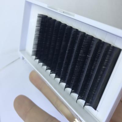 China Natural Classic Long Mink Custom Eyelash Extension Packaging Individual Premium Synthetic Eyelash Extensions Volume for sale