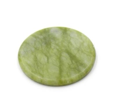 China Natural Green Stone 5cm Durable Wholesale Quality Jade Stone Eyelash Extension Glue for sale