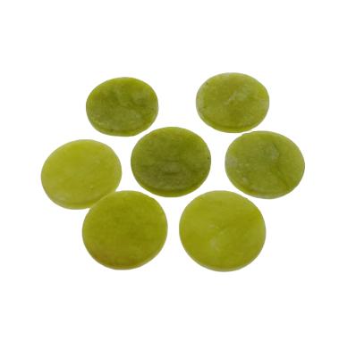 China Natural Green Stone 2.5cm Durable Wholesale Quality Jade Stone Eyelash Extension Glue for sale